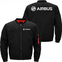 Thumbnail for AIRBUS LOGO Ma-1 Bomber Jacket Flight Jacket Aviator Jacket THE AV8R