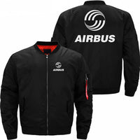 Thumbnail for AIRBUS LOGO Ma-1 Bomber Jacket Flight Jacket Aviator Jacket THE AV8R