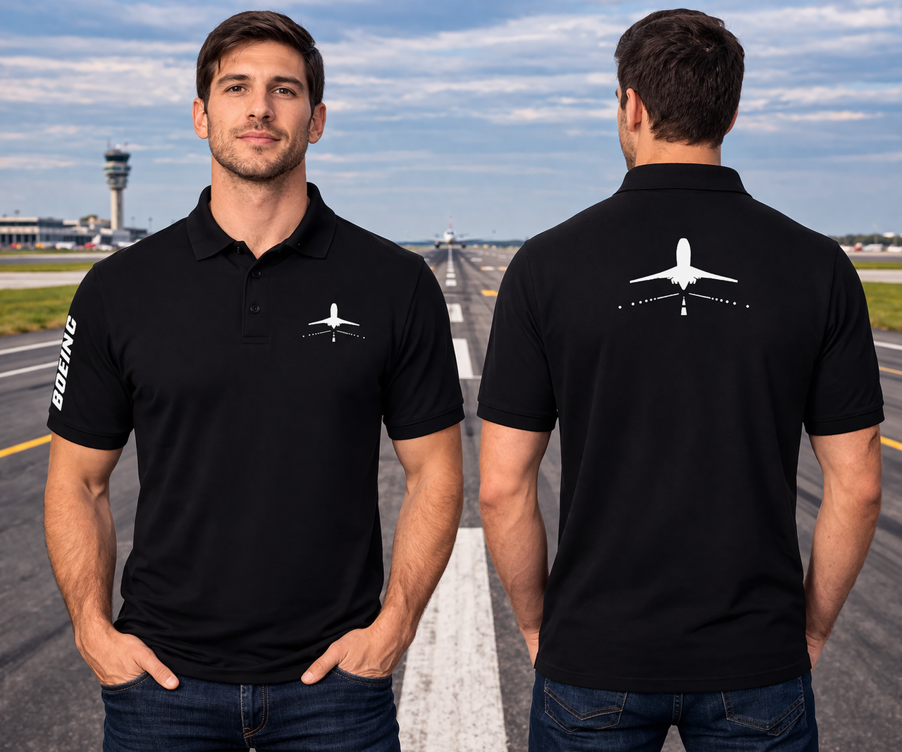 BOEING 727 POLO T-SHIRT