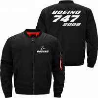 Thumbnail for Boeing 747-200B Ma-1 Bomber Jacket Flight Jacket Aviator Jacket THE AV8R