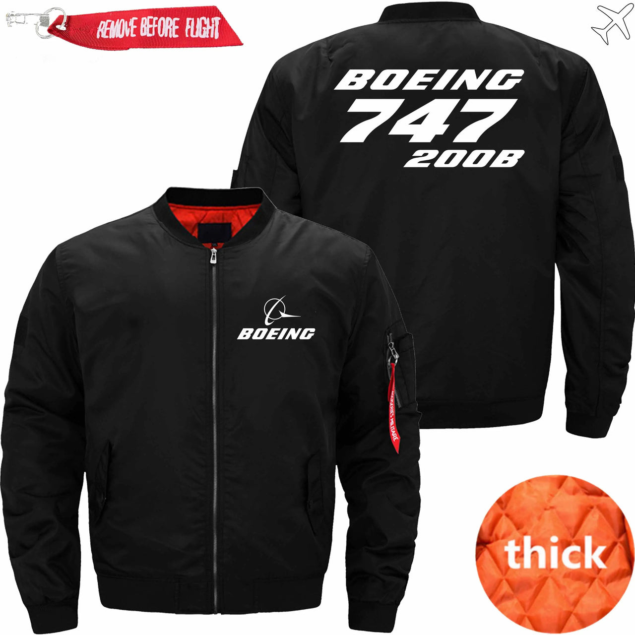 Boeing 747-200B Ma-1 Bomber Jacket Flight Jacket Aviator Jacket THE AV8R