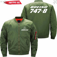 Thumbnail for Boeing 747-8 Ma-1 Bomber Jacket Flight Jacket Aviator Jacket THE AV8R