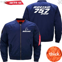 Thumbnail for Boeing 757-200 Ma-1 Bomber Jacket Flight Jacket Aviator Jacket THE AV8R