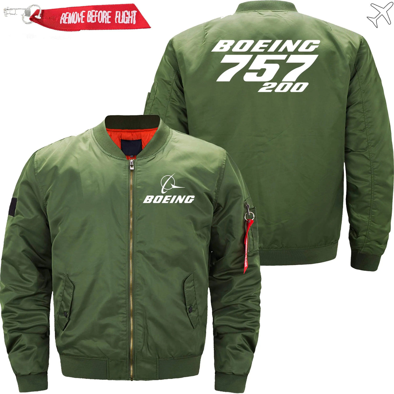 Boeing 757-200 Ma-1 Bomber Jacket Flight Jacket Aviator Jacket THE AV8R