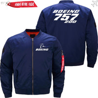 Thumbnail for Boeing 757-200 Ma-1 Bomber Jacket Flight Jacket Aviator Jacket THE AV8R