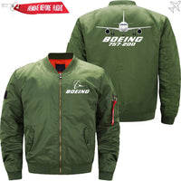 Thumbnail for Boeing 757-200 Ma-1 Bomber Jacket Flight Jacket Aviator Jacket THE AV8R