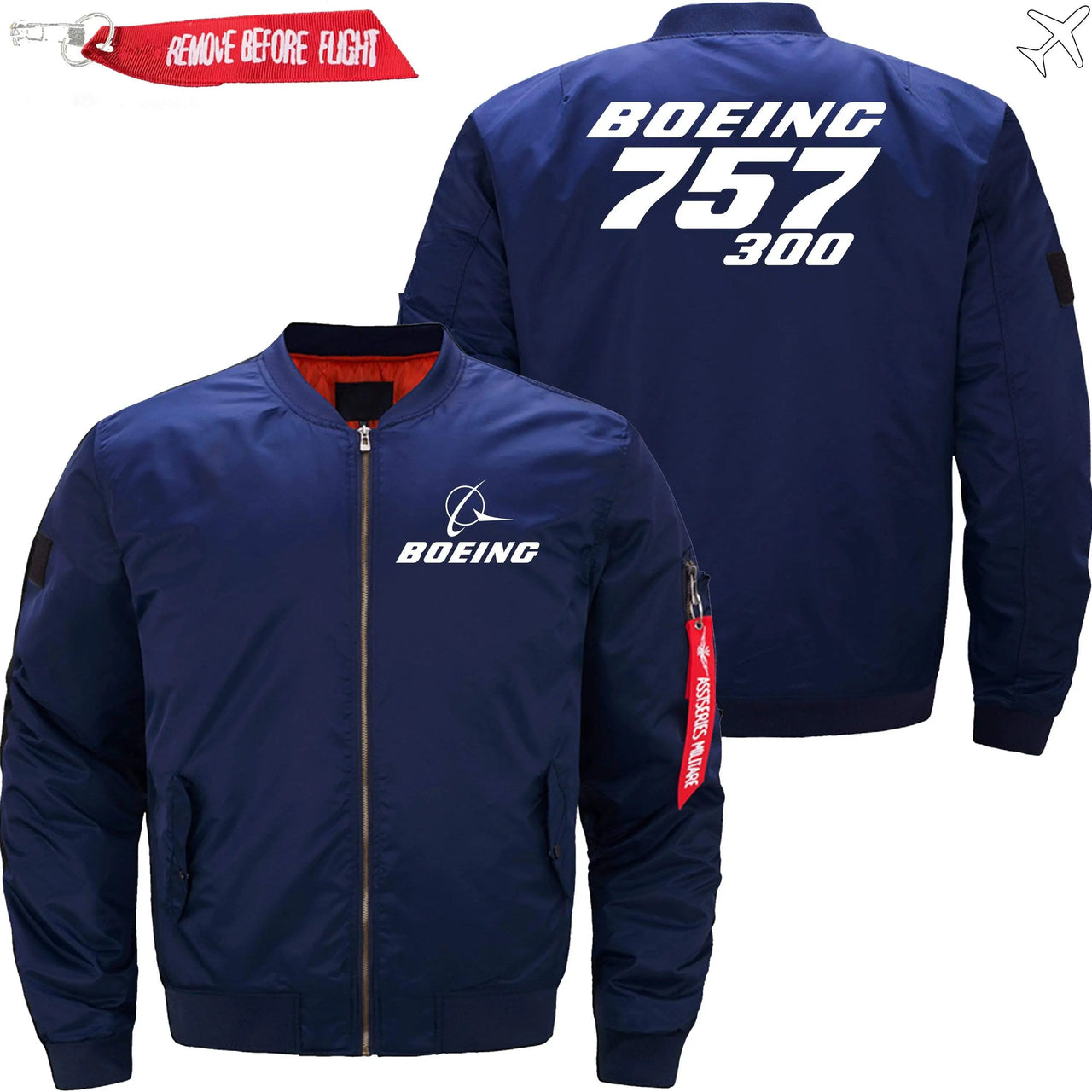 Boeing 757-300 Ma-1 Bomber Jacket Flight Jacket Aviator Jacket THE AV8R