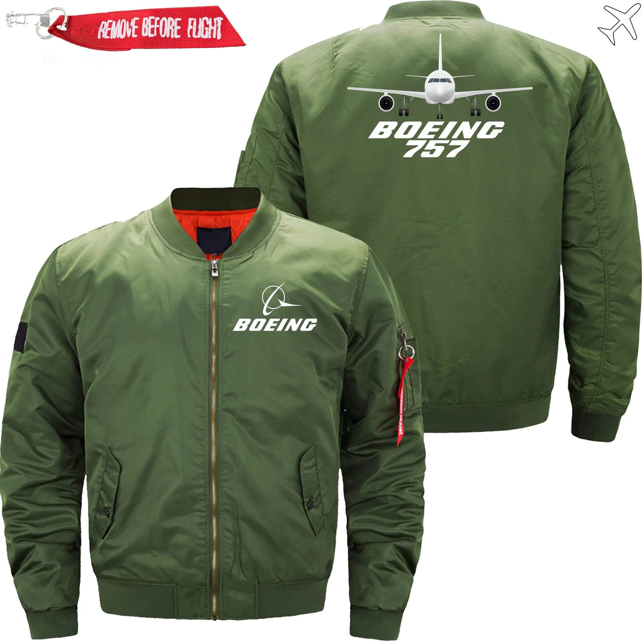 Boeing 757 Ma-1 Bomber Jacket Flight Jacket Aviator Jacket THE AV8R