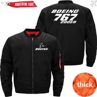 Thumbnail for Boeing 767-200ER Ma-1 Bomber Jacket Flight Jacket Aviator Jacket THE AV8R