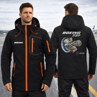 Thumbnail for BOEING 737 CFM56 WATERPROOF WINDPROOF SOFTSHELL HOODED JACKET