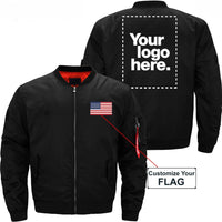 Thumbnail for CUSTOM FLAG & LOGO DESIGNED PILOT  S - JACKET THE AV8R