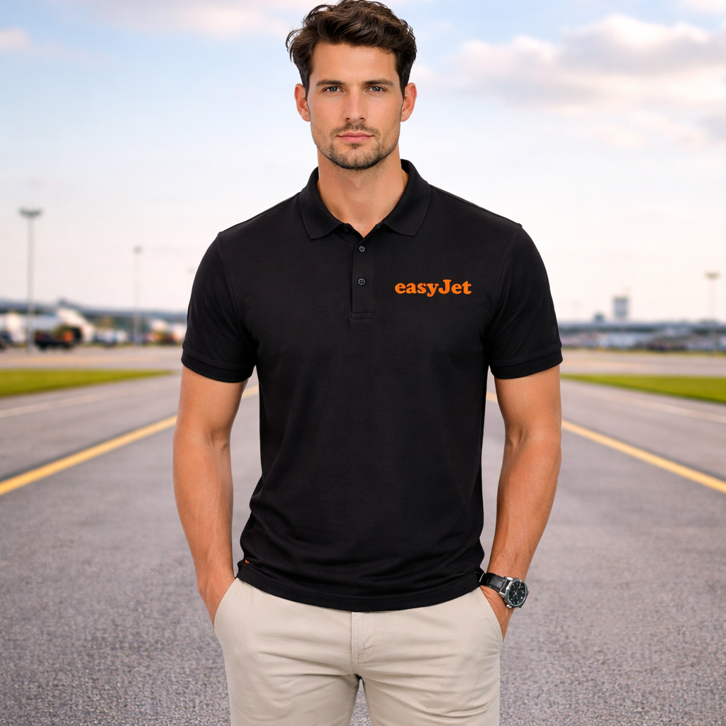 EASYJET AIRLINES POLO T-SHIRT