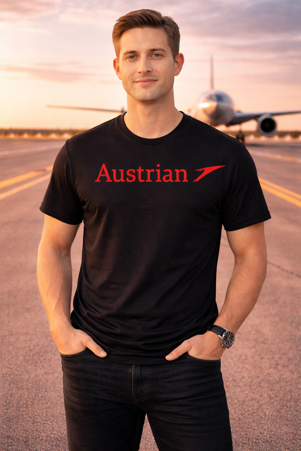 AUSTRIAN AIRLINE T-SHIRT