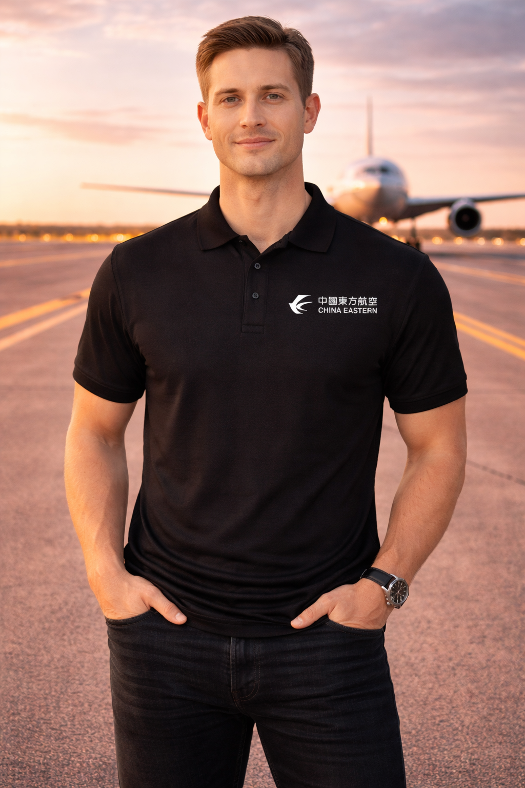 CHINA AIRLINES POLO T-SHIRT