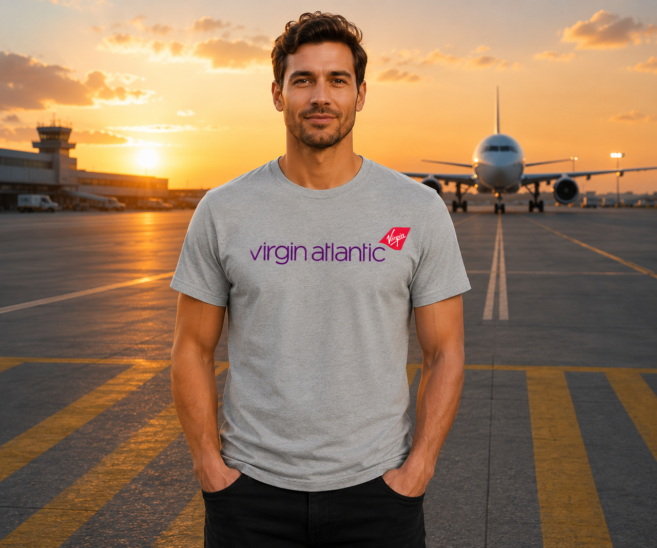 VIRGIN ATLANTIC AIRLINE T-SHIRT 02