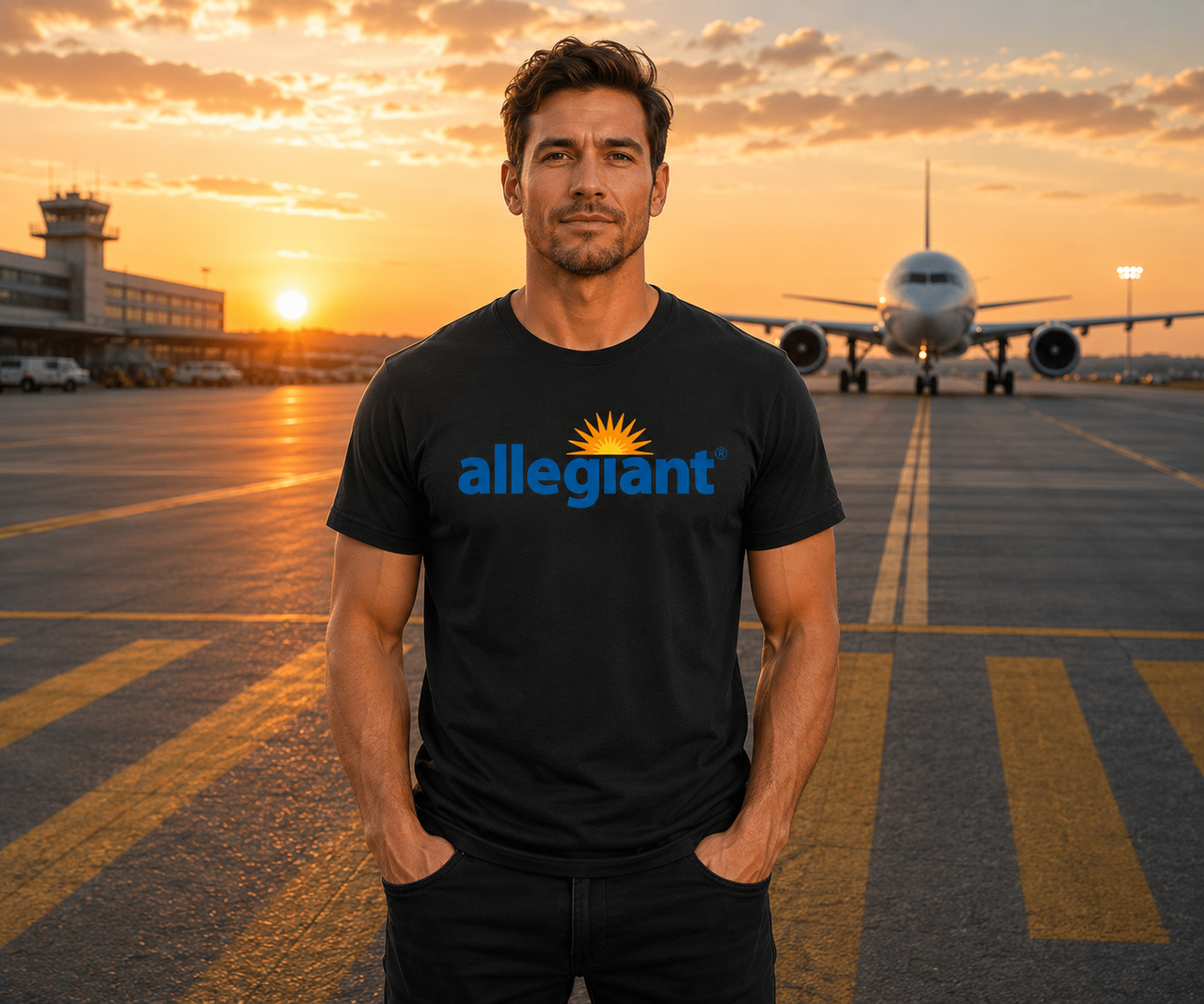 ALLEGIANT AIRLINE T-SHIRT
