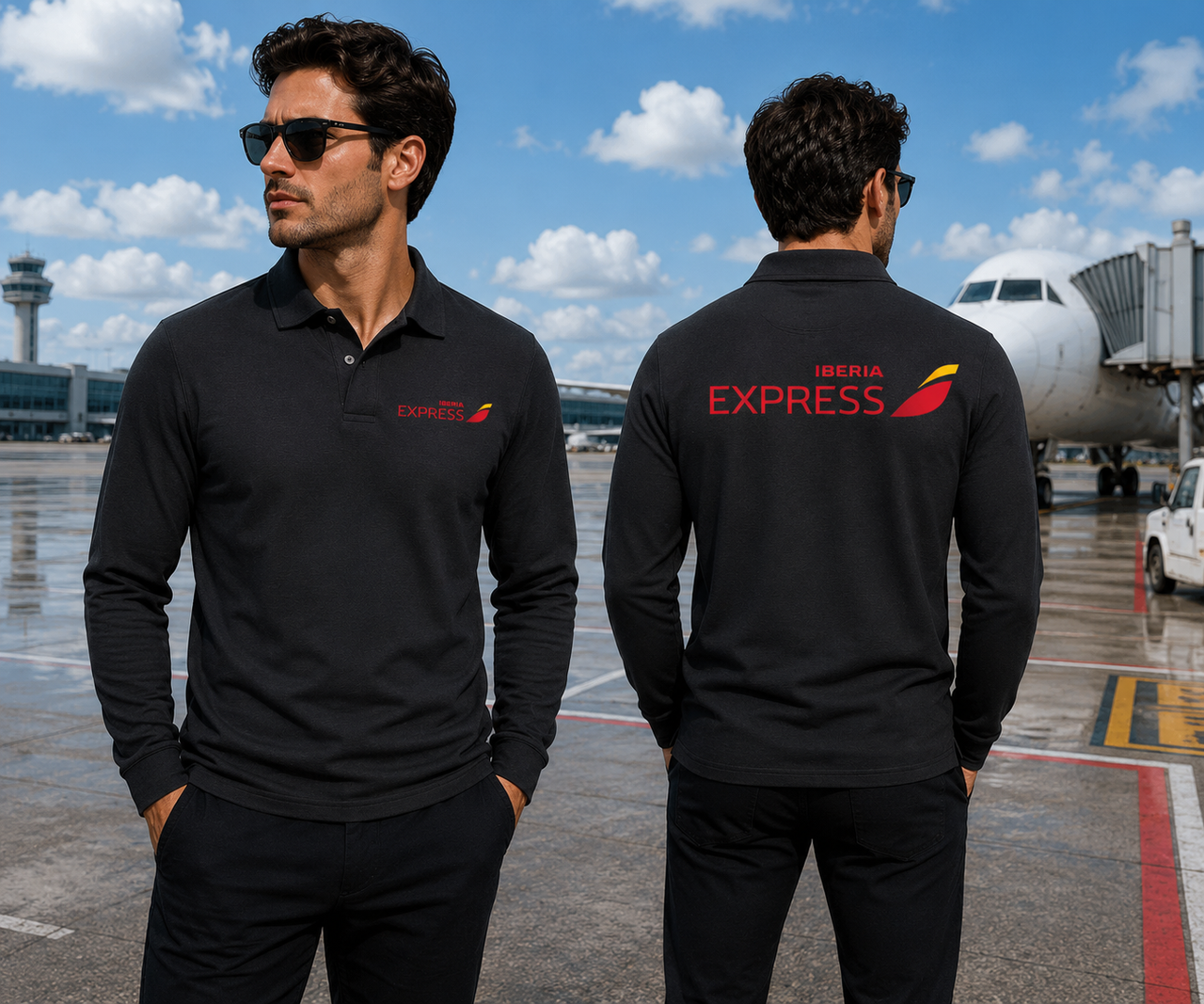 IBERIA EXPRESS LONG SLEEVE  POLO
