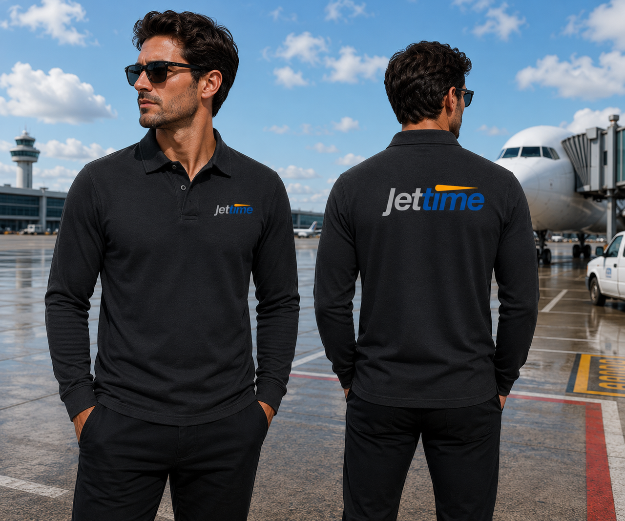JET TIME LONG SLEEVE  POLO