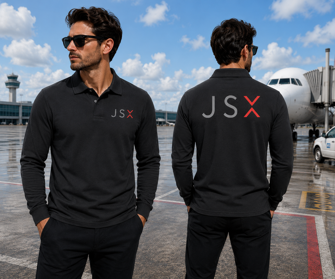JSX LONG SLEEVE  POLO