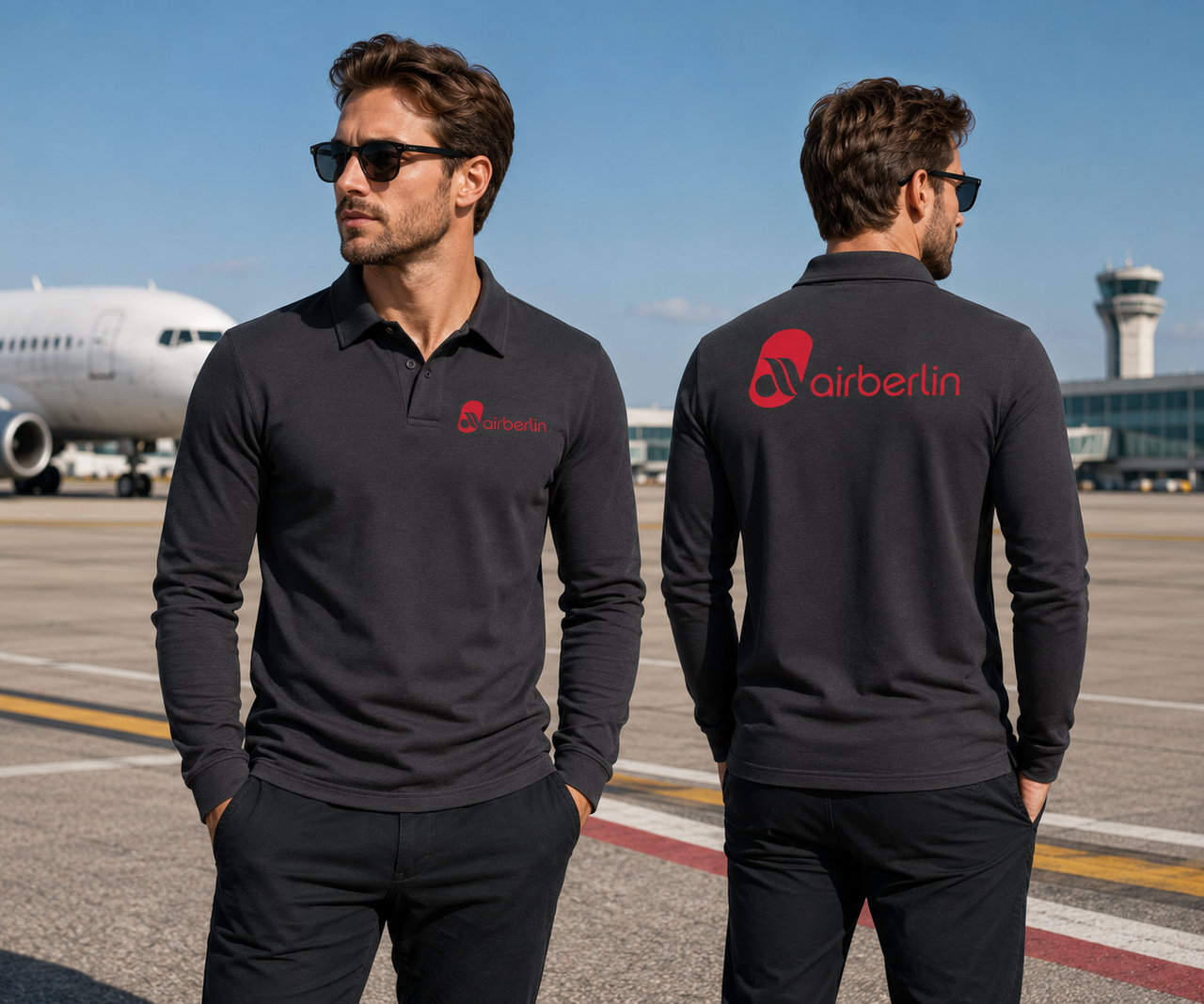 AIR BERLIN LONG SLEEVE  POLO