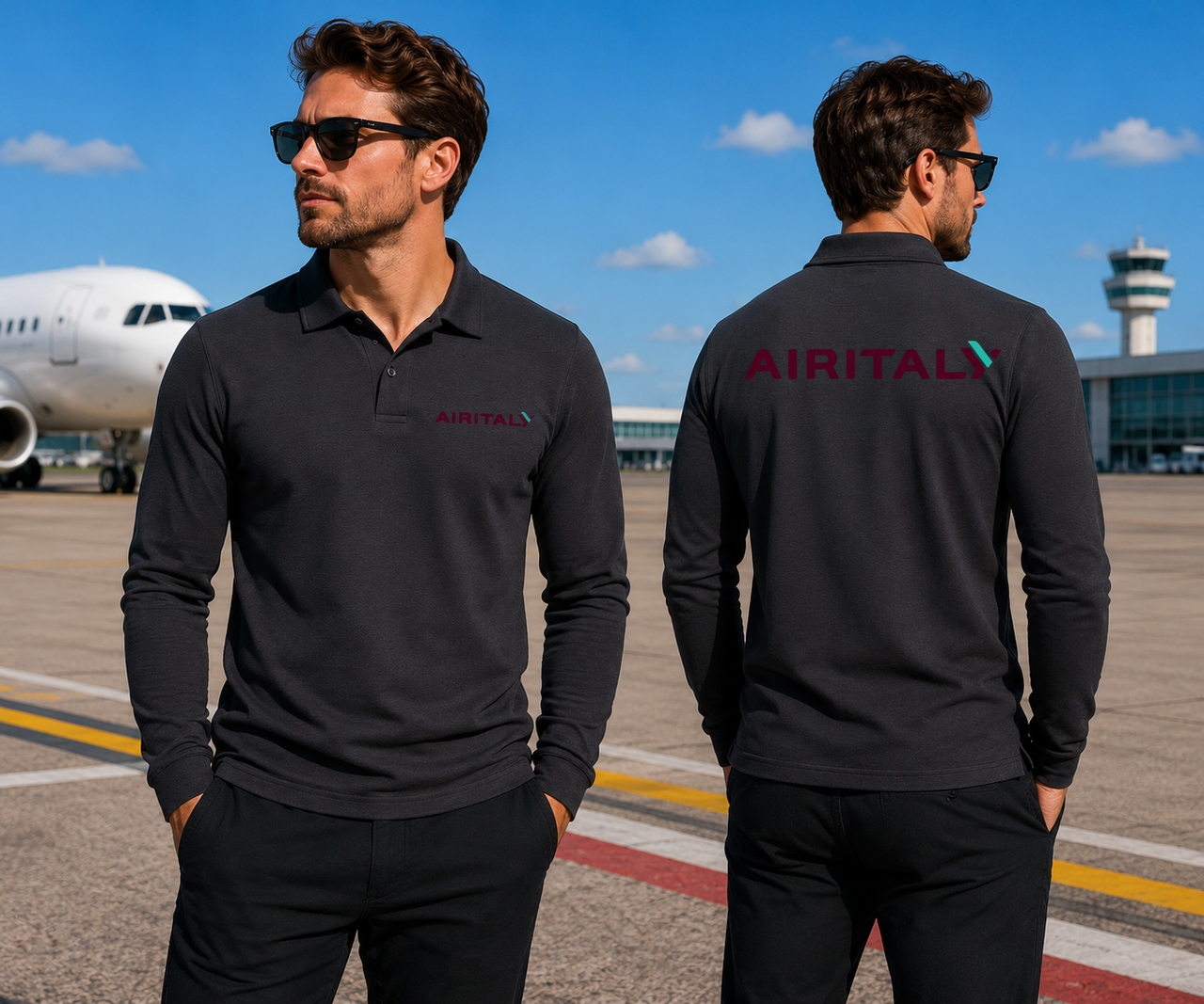 AIR ITALY LONG SLEEVE  POLO