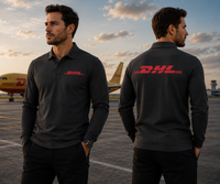 Thumbnail for DHL LONG SLEEVE  POLO