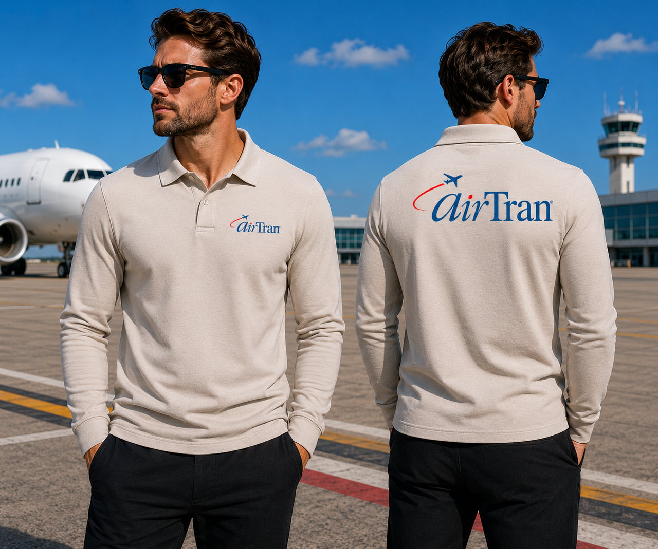 AIR TRAIN LONG SLEEVE  POLO