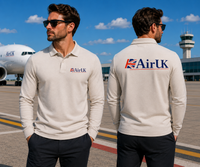 Thumbnail for AIR UK LONG SLEEVE  POLO