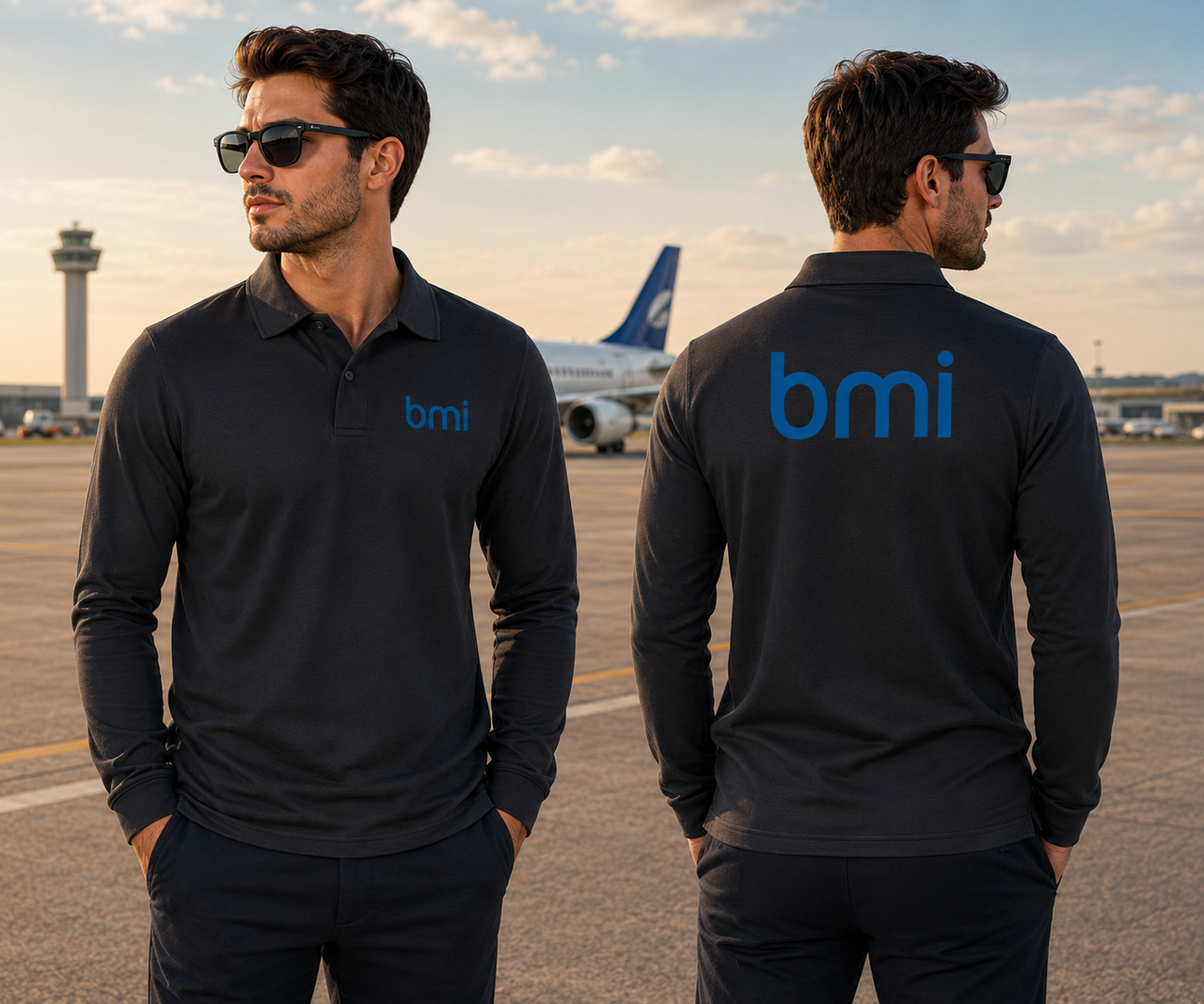 BMI  LONG SLEEVE  POLO