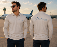 Thumbnail for PANORMA AIRLINES LONG SLEEVE  POLO