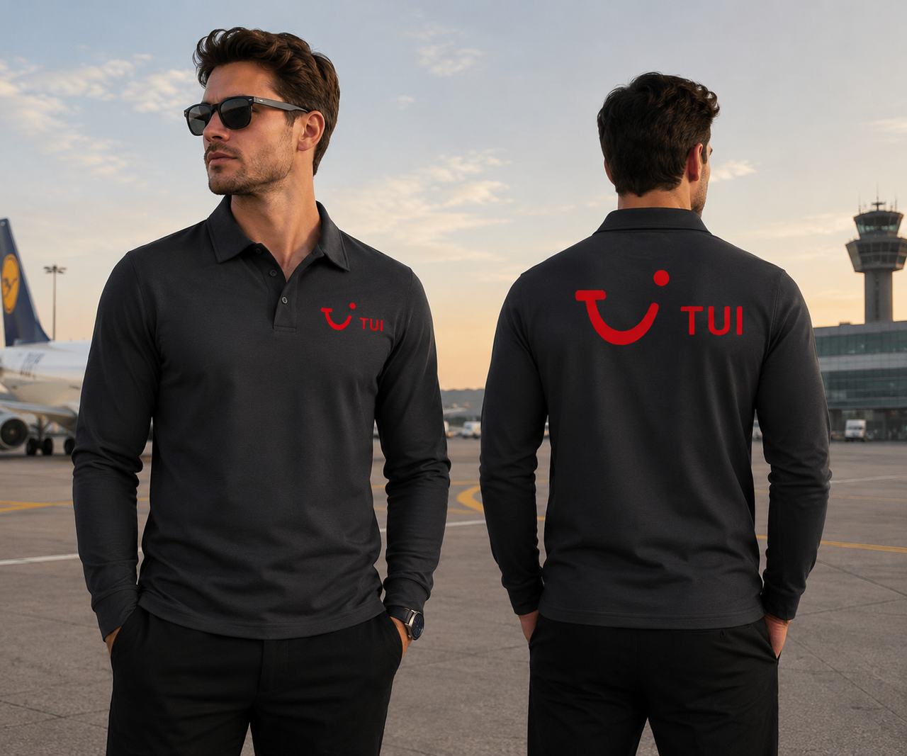TUI AIRLINES LONG SLEEVE  POLO