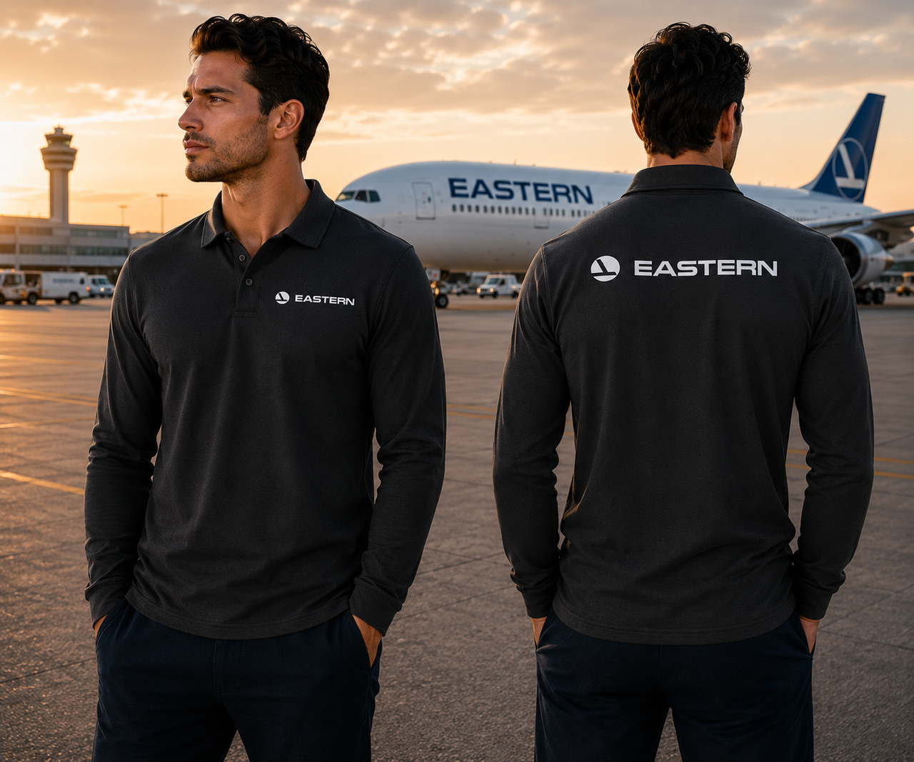 EASTERN LONG SLEEVE  POLO