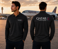 Thumbnail for QATAR AIR  LONG SLEEVE  POLO