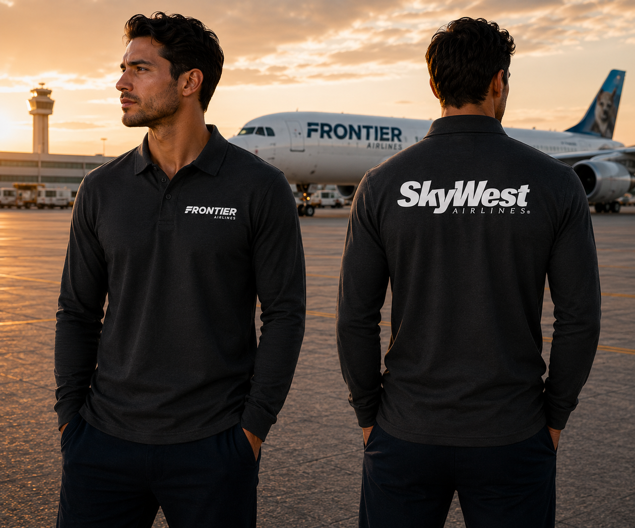 SKYWEST LONG SLEEVE  POLO