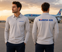 Thumbnail for AIR KOREAN LONG SLEEVE  POLO
