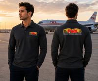 Thumbnail for TWA AIRLINES LONG SLEEVE  POLO