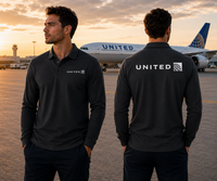 Thumbnail for UNITED AIRLINES LONG SLEEVE  POLO