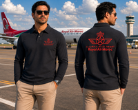 Thumbnail for ROYAL AIR MARCO LONG SLEEVE  POLO