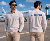 Thumbnail for CONTOUR AIRWAYS LONG SLEEVE  POLO