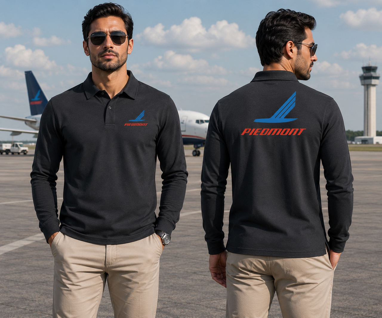 PIEDMONT LONG SLEEVE  POLO