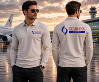Thumbnail for STARLINK  LONG SLEEVE  POLO