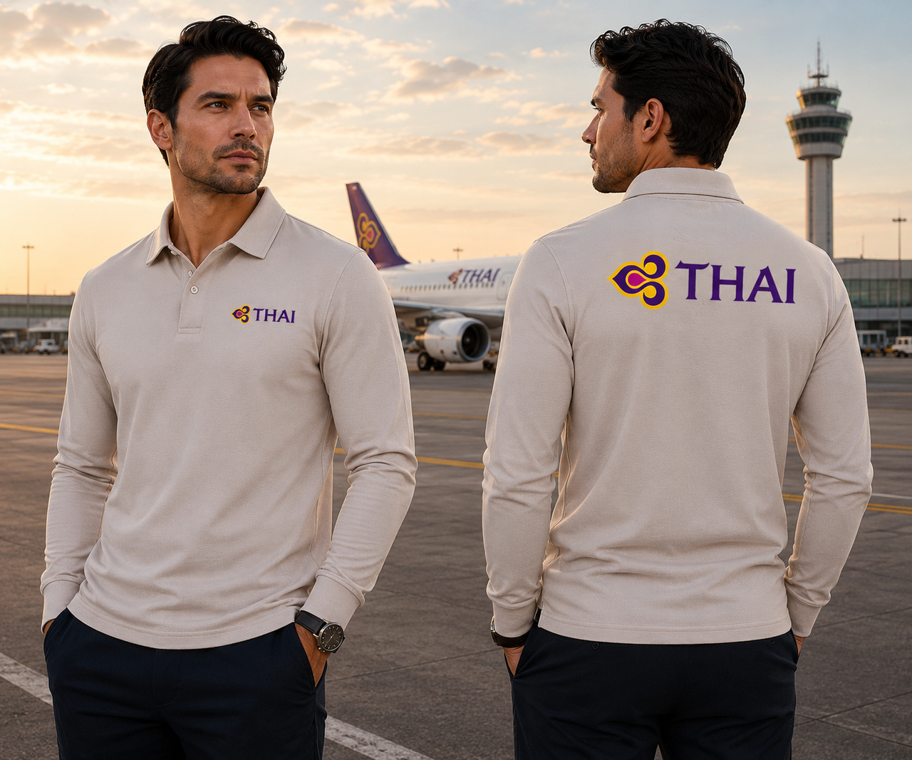 THAI LONG SLEEVE  POLO