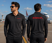 Thumbnail for AVEIANCA AIRLINES LONG SLEEVE  POLO