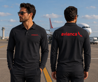 Thumbnail for AVIANCA AIRWAYS LONG SLEEVE  POLO