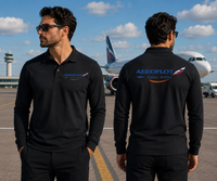 Thumbnail for RUSSIAN AIRLINES LONG SLEEVE  POLO