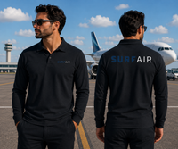 Thumbnail for SURF AIRLINES LONG SLEEVE  POLO