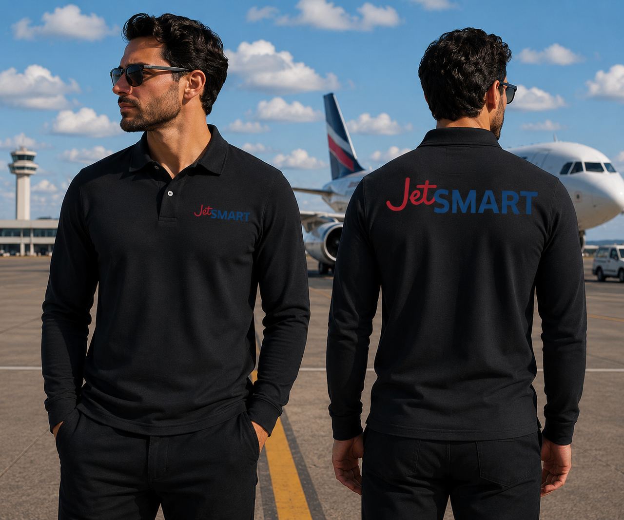 JET SMART LONG SLEEVE  POLO