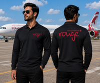 Thumbnail for CANADA ROUGE AIRLINES LONG SLEEVE  POLO