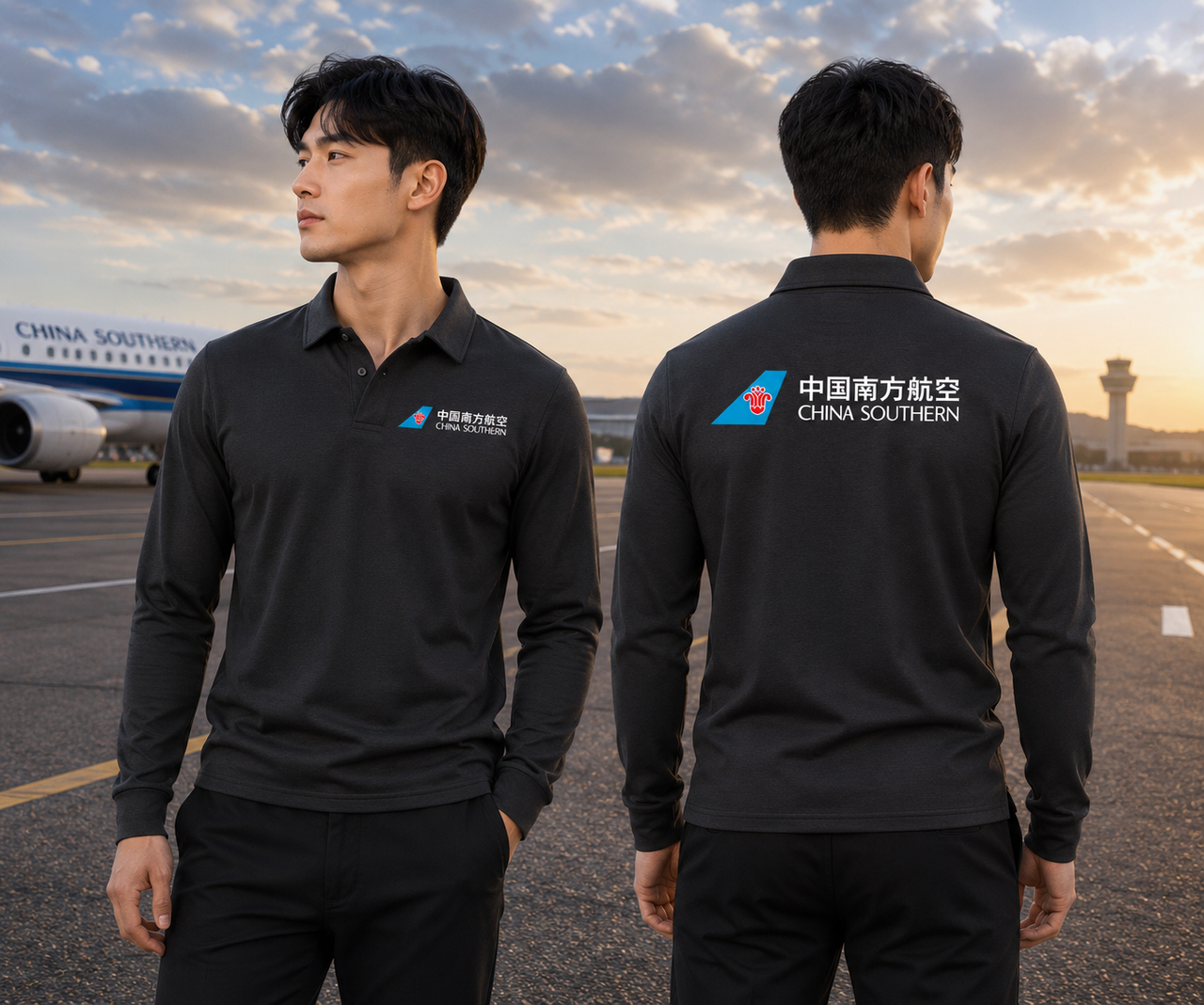 SOUTHERN AIRLINES LONG SLEEVE  POLO