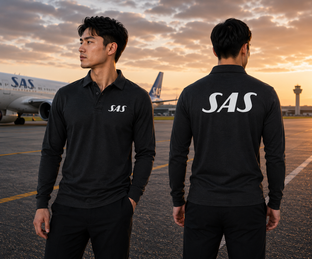 SAS  LONG SLEEVE  POLO